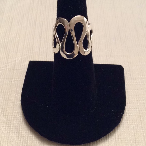 RLM Studio Sterling 925 Swirl Design Ring- 7 - Picture 1 of 8